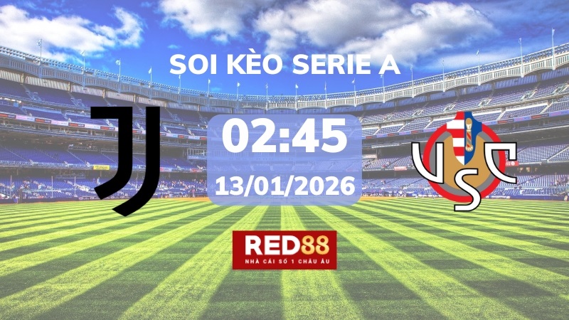 Soi kèo Juventus vs Cremonese – 02h45 – 13/01 – Serie A